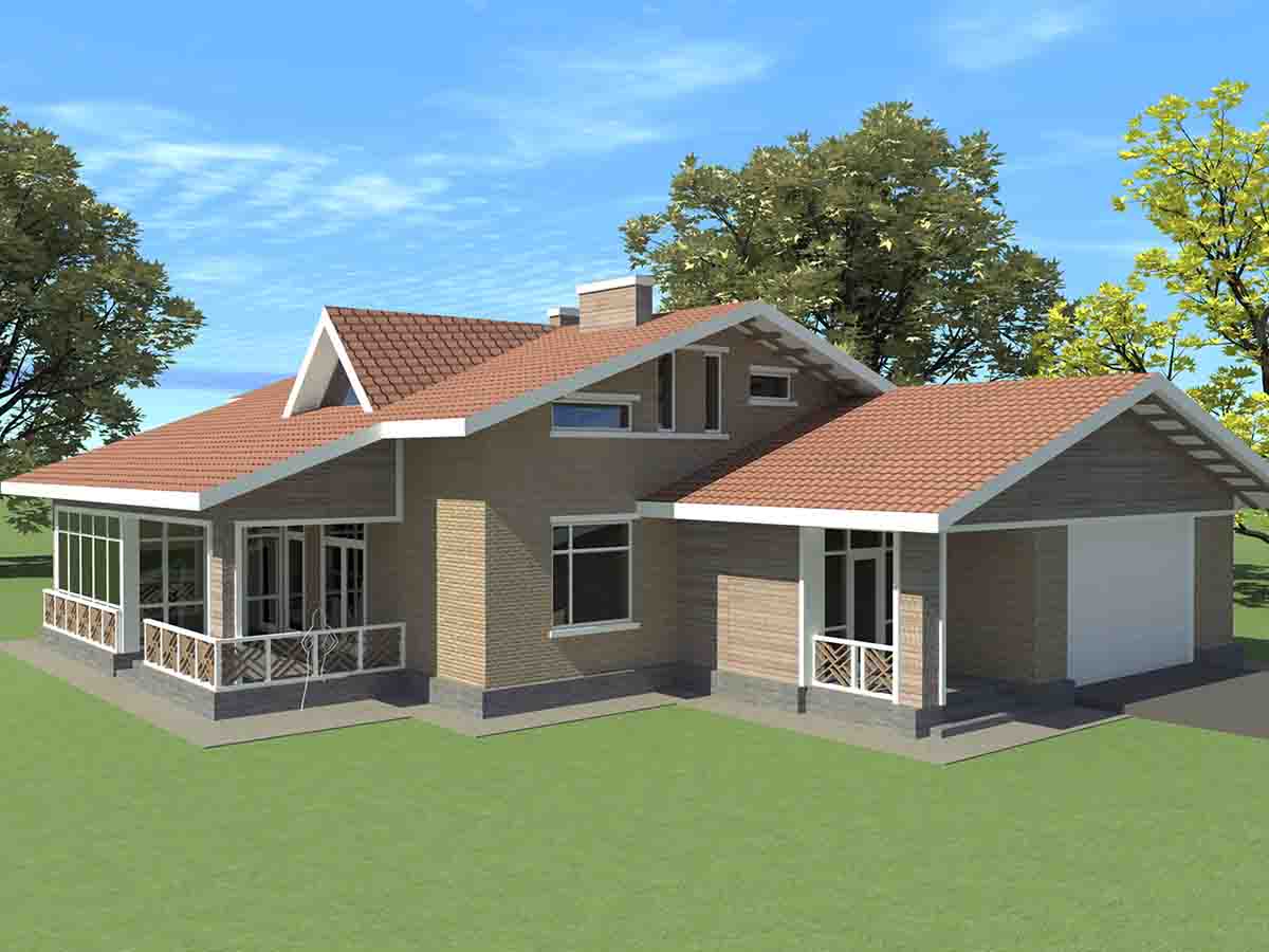 Concept country house