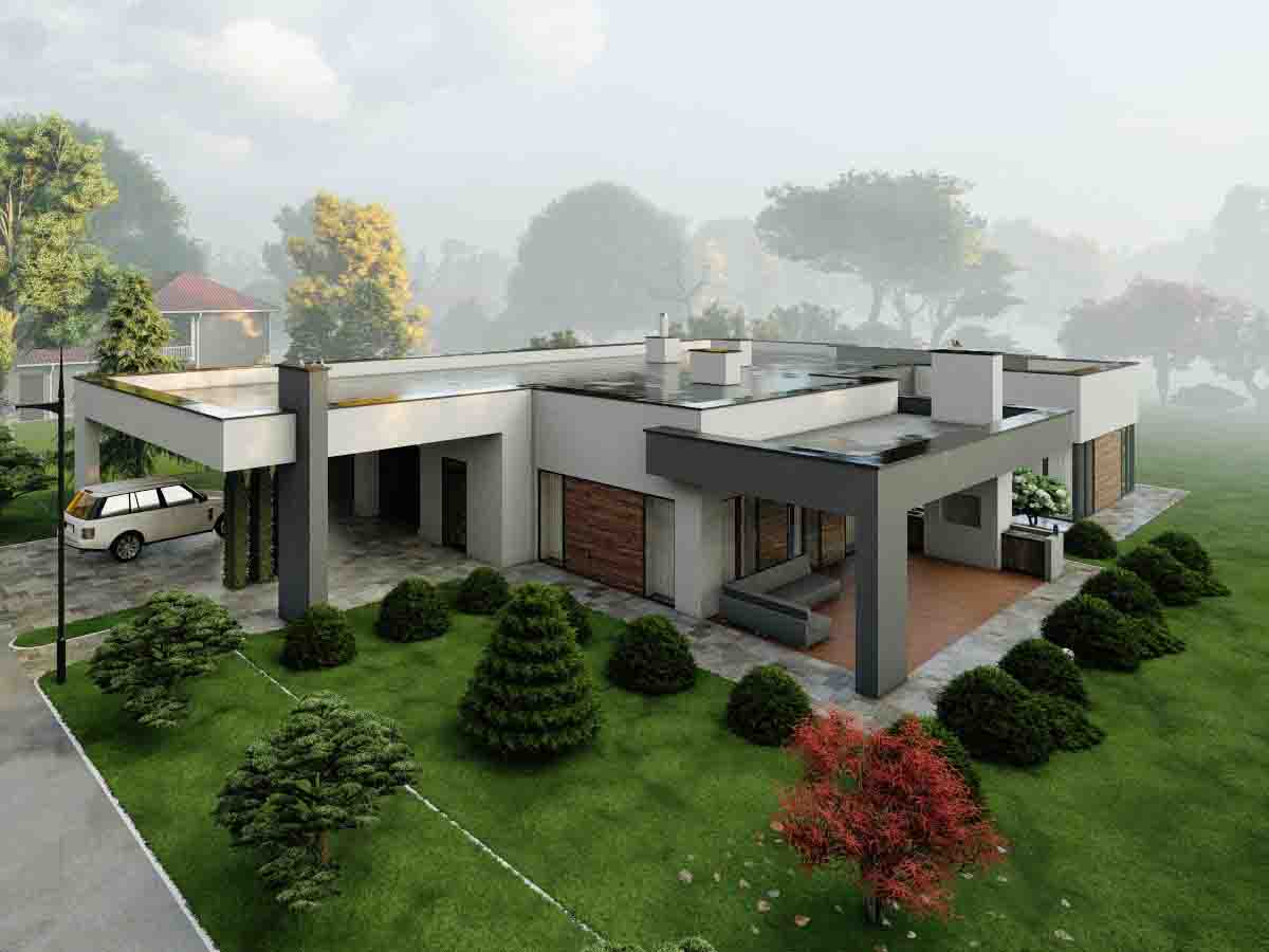 Concept hi-tech house B